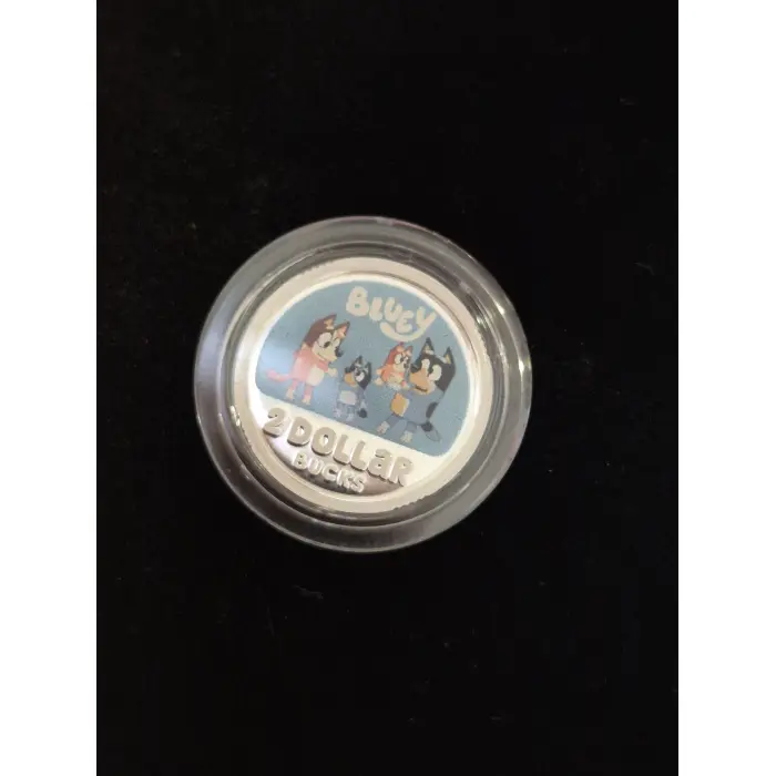 2026 $2 Bluey Fine Silver Coloured Proof Coin