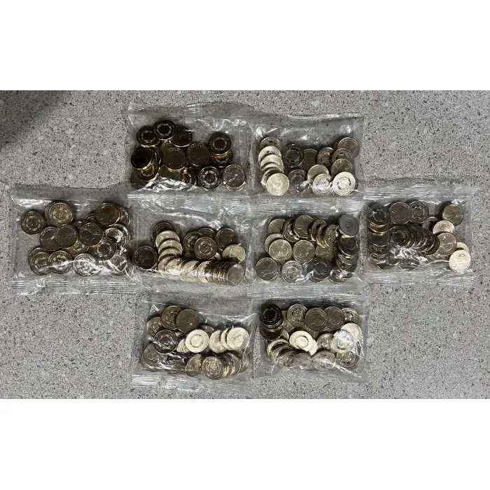 Bluey & Bingo $2 coloured sealed coin bags set!
