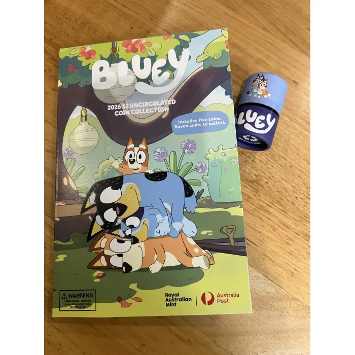 2026 $2 Bluey Unopened tube 