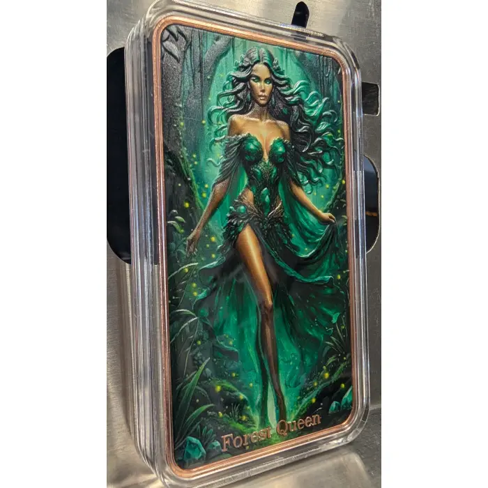 COPPER RESERVE MINT - 10oz Copper Bar Forest Queen