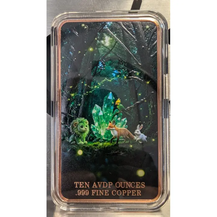 COPPER RESERVE MINT - 10oz Copper Bar Forest Queen