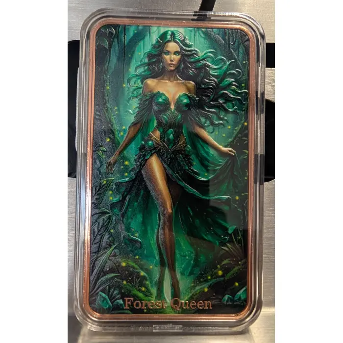 COPPER RESERVE MINT - 10oz Copper Bar Forest Queen