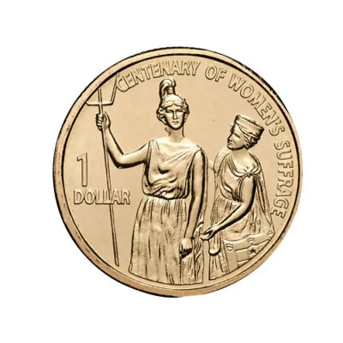 $1 2003 Centenary of Women’s Suffrage Circulated AUS One Dollar Coin