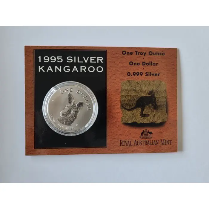 1995 Silver Kangaroo 0.999 1 ounce silver
