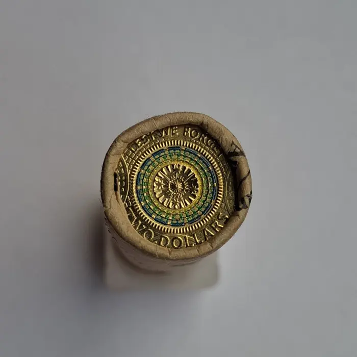 2019 $2 Lest We Forget Mosaic T/T Coloured Mint Roll (25 Coins)