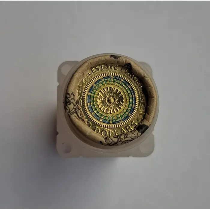 2019 $2 Lest We Forget Mosaic T/T Coloured Mint Roll (25 Coins)