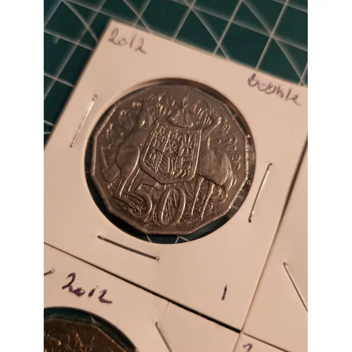 2012 COA 50 cent Bubble error