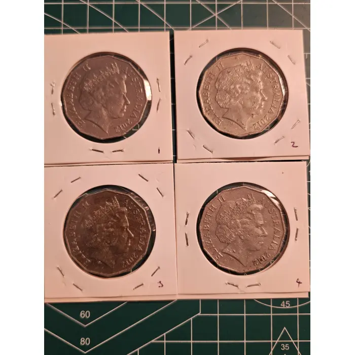2012 COA 50 cent Bubble error