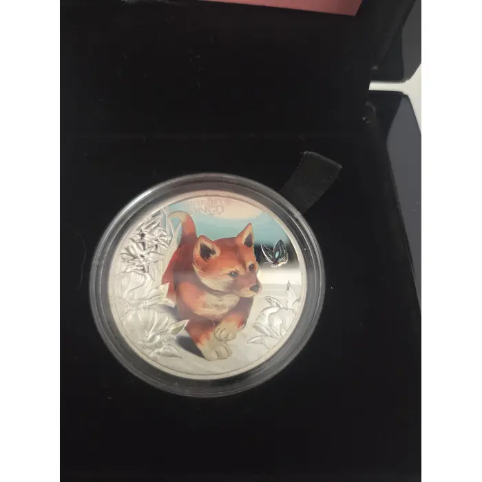 Baby Dingo 2024 $1 1 oz Silver Proof Coin
