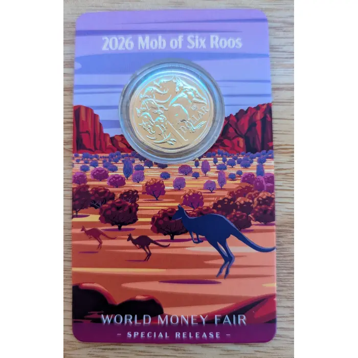 2026 $1 Berlin WMF Mob of 6 Roos Mintage 5000