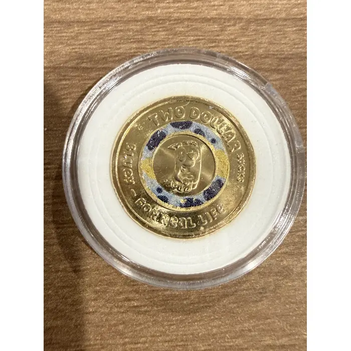 2026 $2 Bingo & Bluey UNC RAM Coloured till Coin.