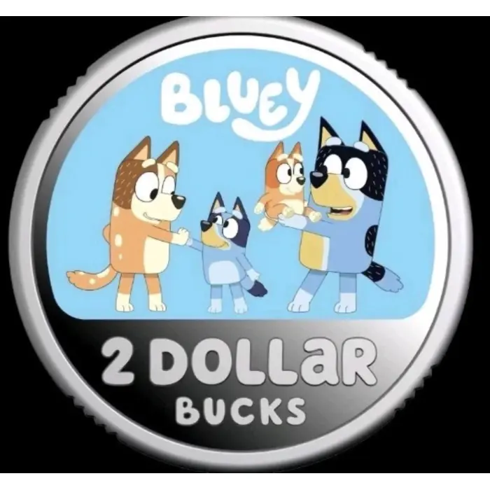 2026 bluey 14 coin bundle , silver proof, colour proof , privy , tubed , till 