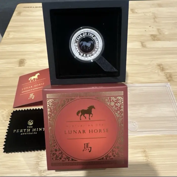 2026 Australia Opal Lunar Series Year of the Horse  1oz Silver Proof Coin