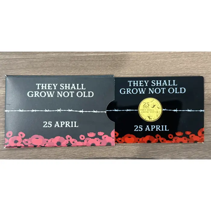 Gallipoli Remembrance - They Shall Grow Not Old 1/1000oz Solid Gold Coin