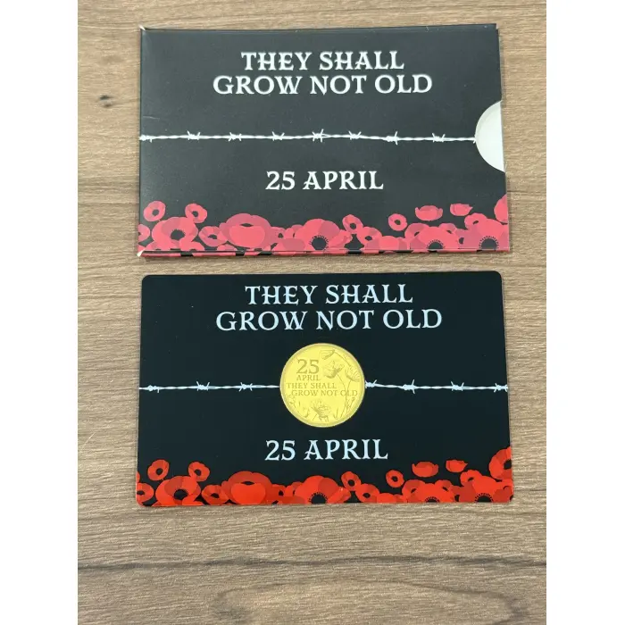 Gallipoli Remembrance - They Shall Grow Not Old 1/1000oz Solid Gold Coin