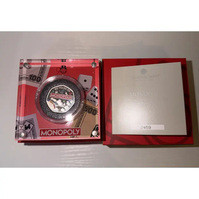 2025 90 Years Monopoly Sliver Proof 
