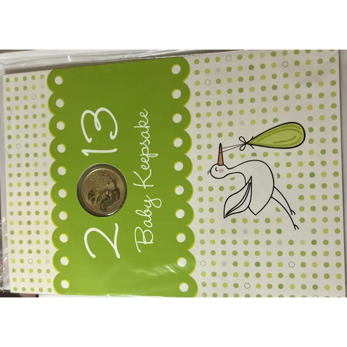 2013 Australia Baby Keepsake Year of The Snake $1 Coin - Perth Mint
