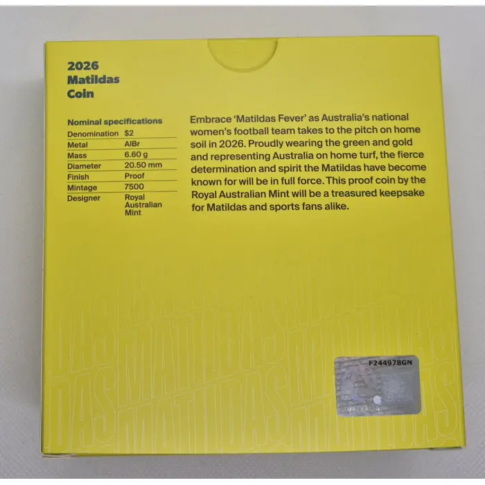 2026 Matildas Proof